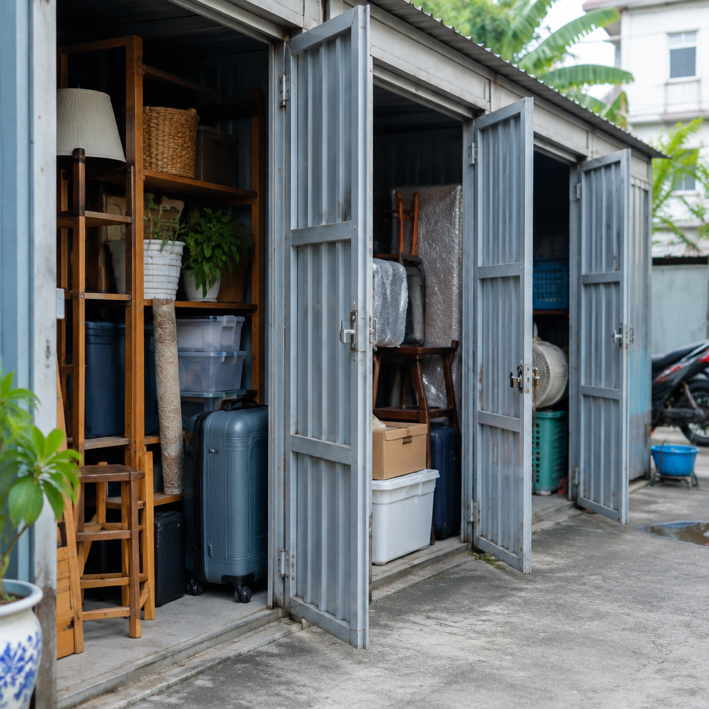 Kho lưu trữ đồ đạc tạm thời an toàn