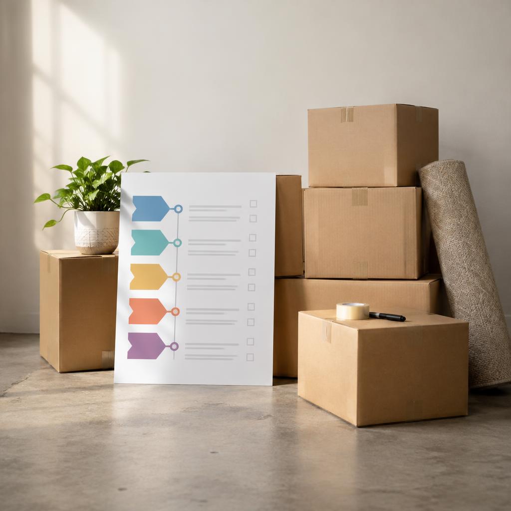 Timeline chuyển nhà liên tỉnh hiệu quả