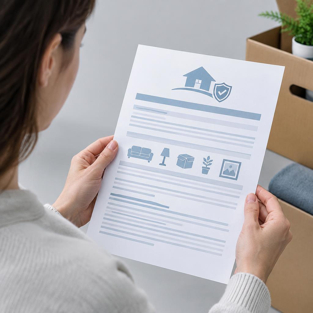 Tài liệu bảo hiểm bảo vệ đồ đạc gia đình trong quá trình chuyển nhà